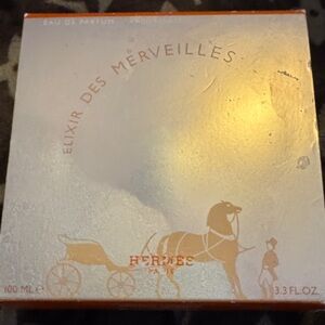 Hermes Elixir des Merveilles Perfume Box - Gold and Silver